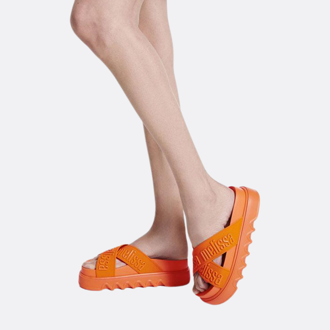 <PRODUCTTITLE> in Orange by Melissa.