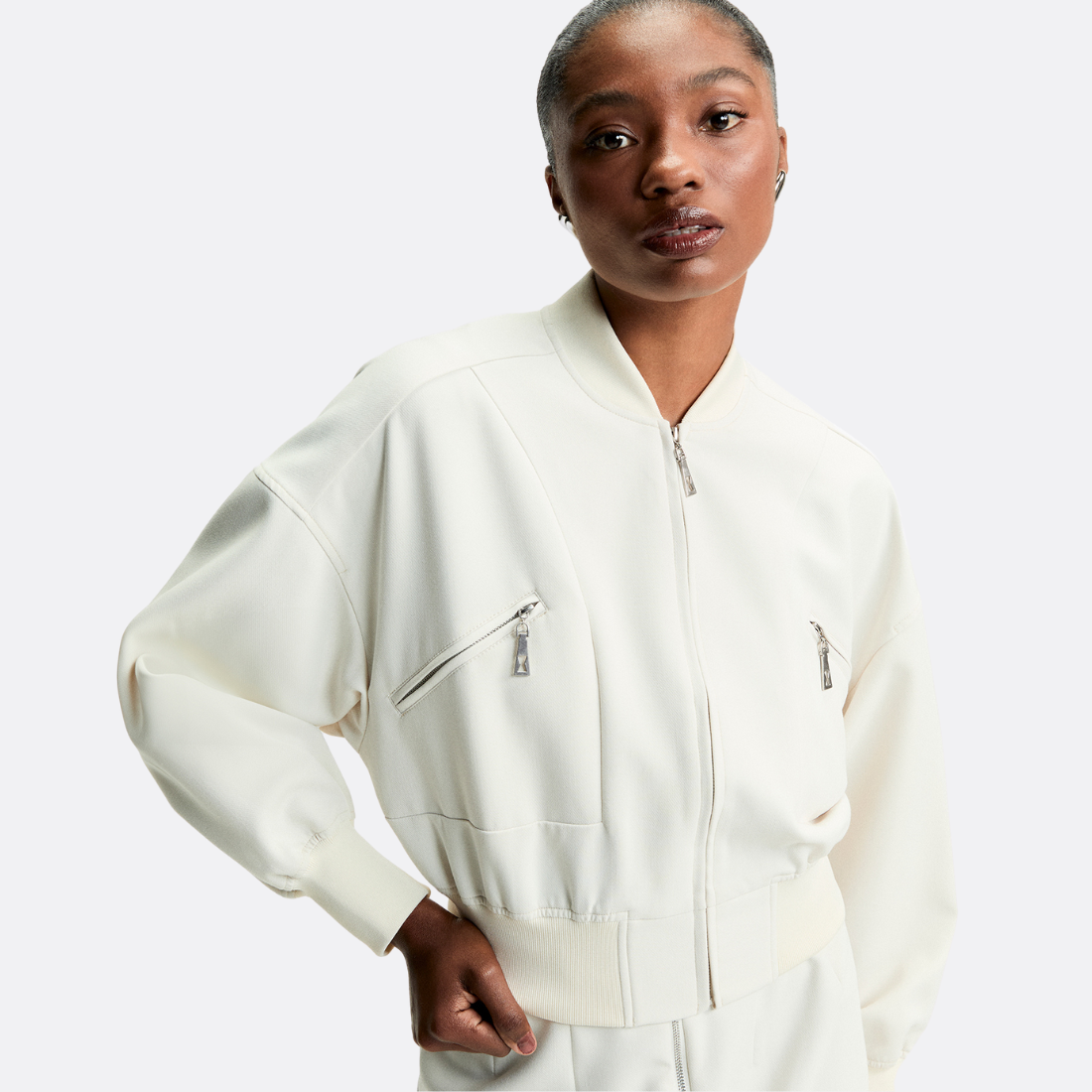 <PRODUCTTITLE> in White by Shoulder.