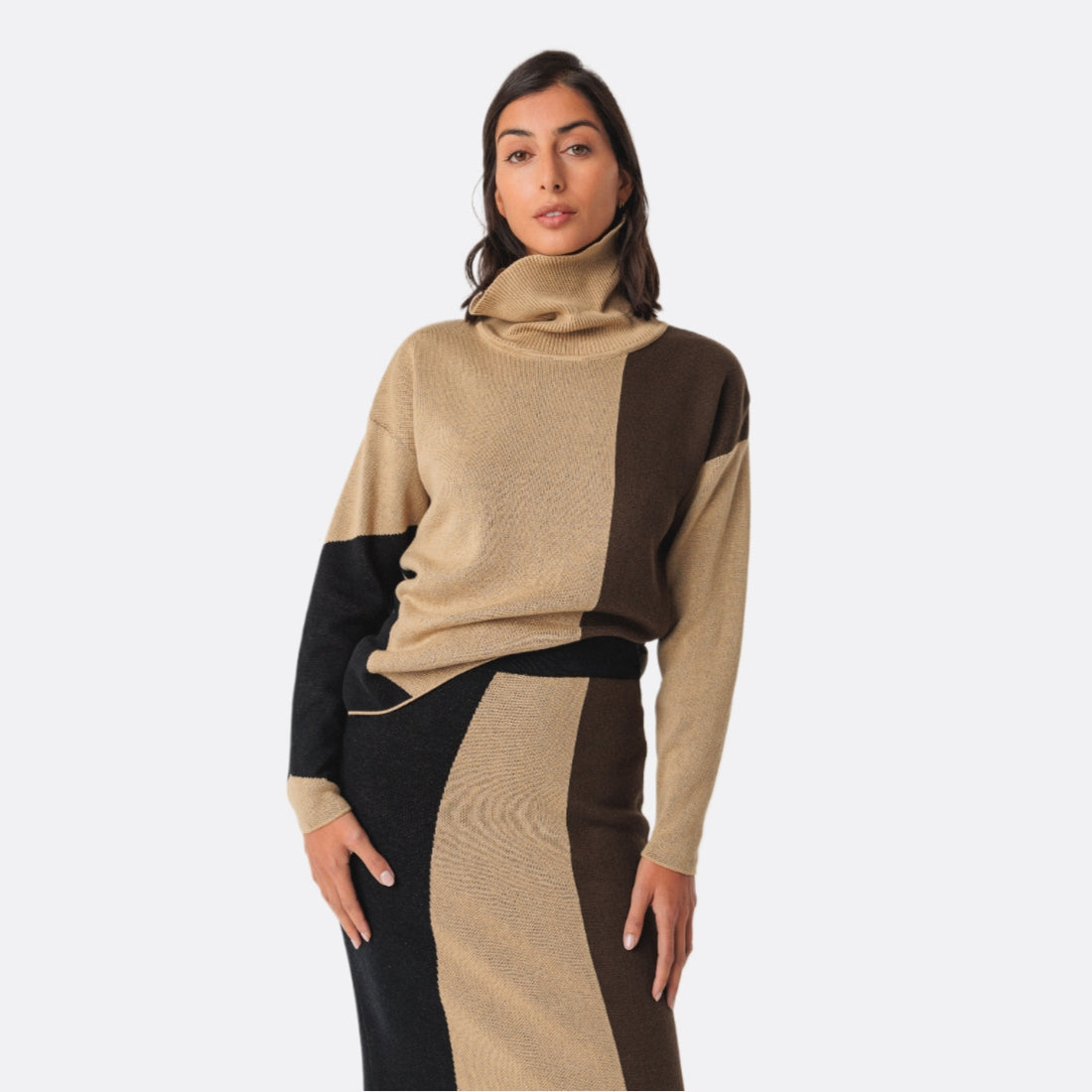 <PRODUCTTITLE> in Beige by SKFK.