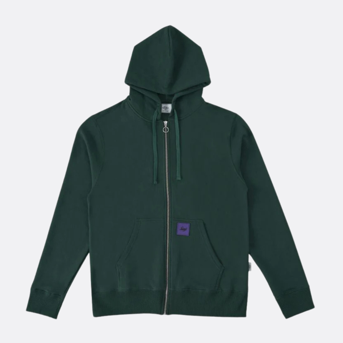 Sanjo Zipper Hoodie // Green