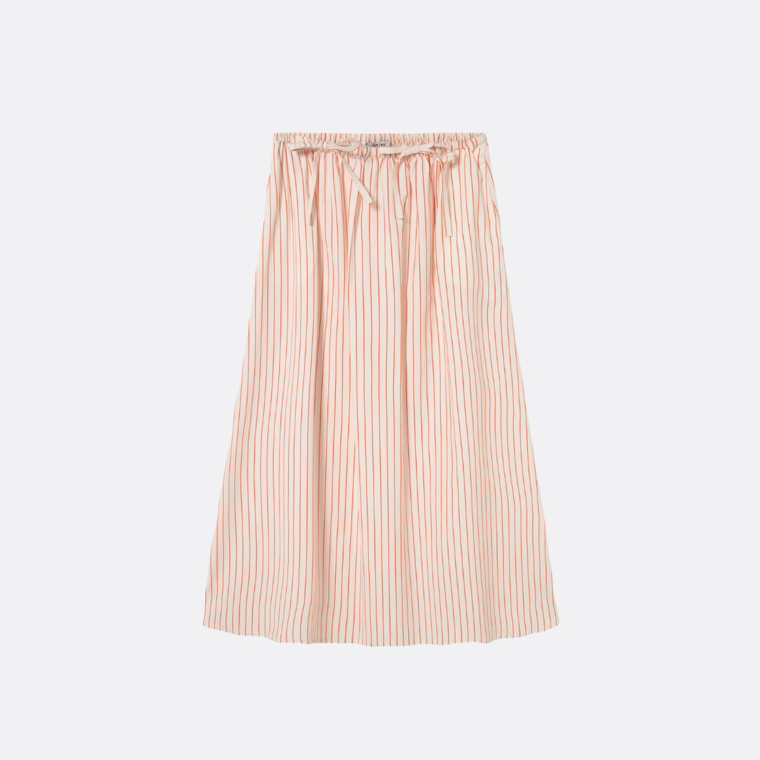 Thin Stripes Bow Skirt