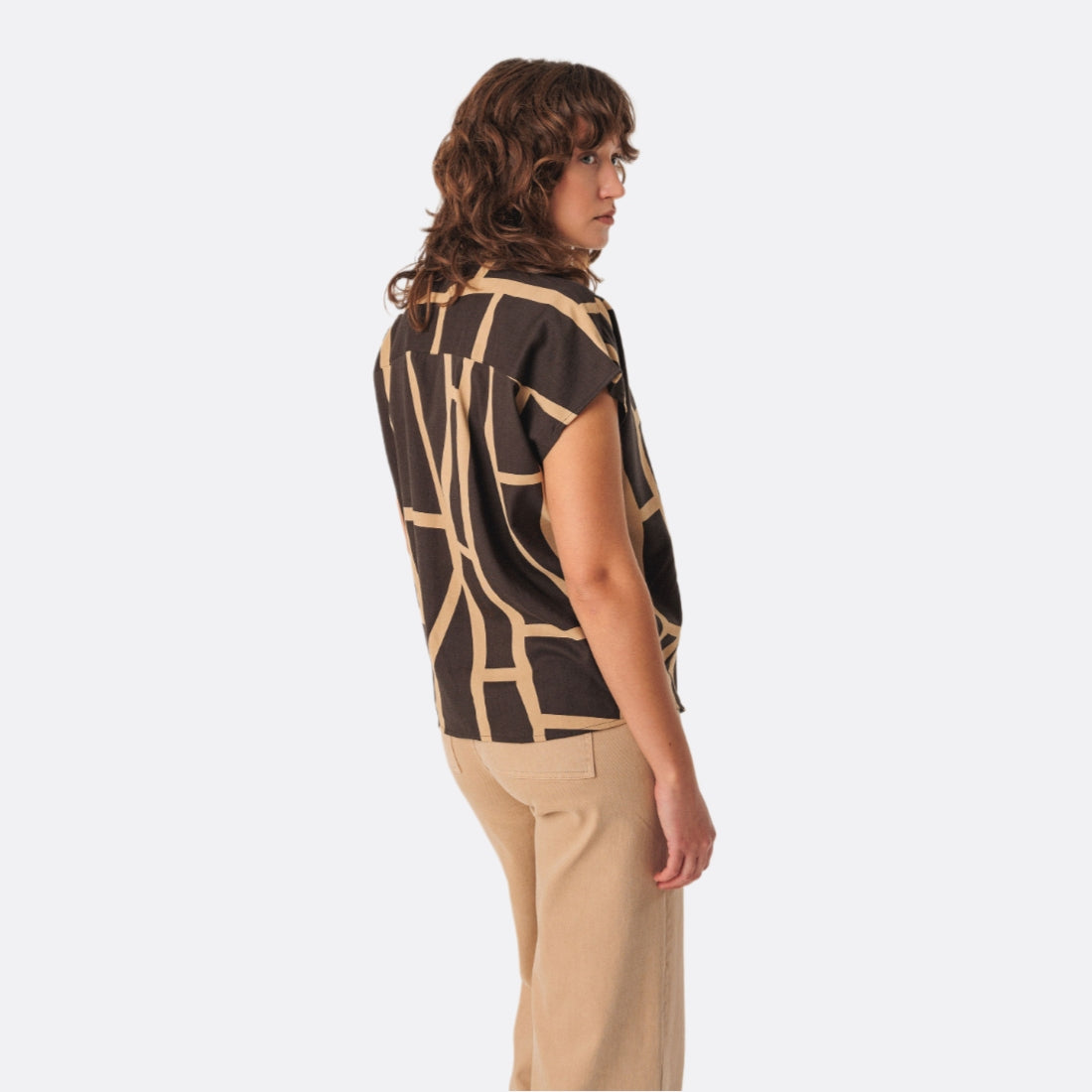 <PRODUCTTITLE> in Brown by SKFK.