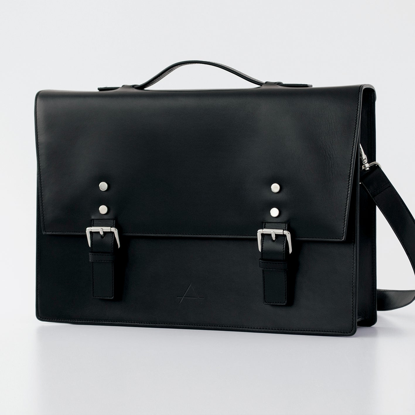 António Briefcase and Backpack in Black by António - Handmade Story