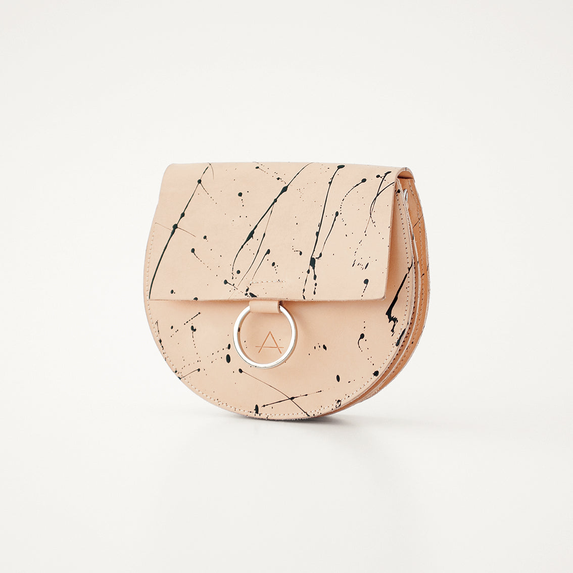 Maria Waist Bag in Beige and Black by António - Handmade Story