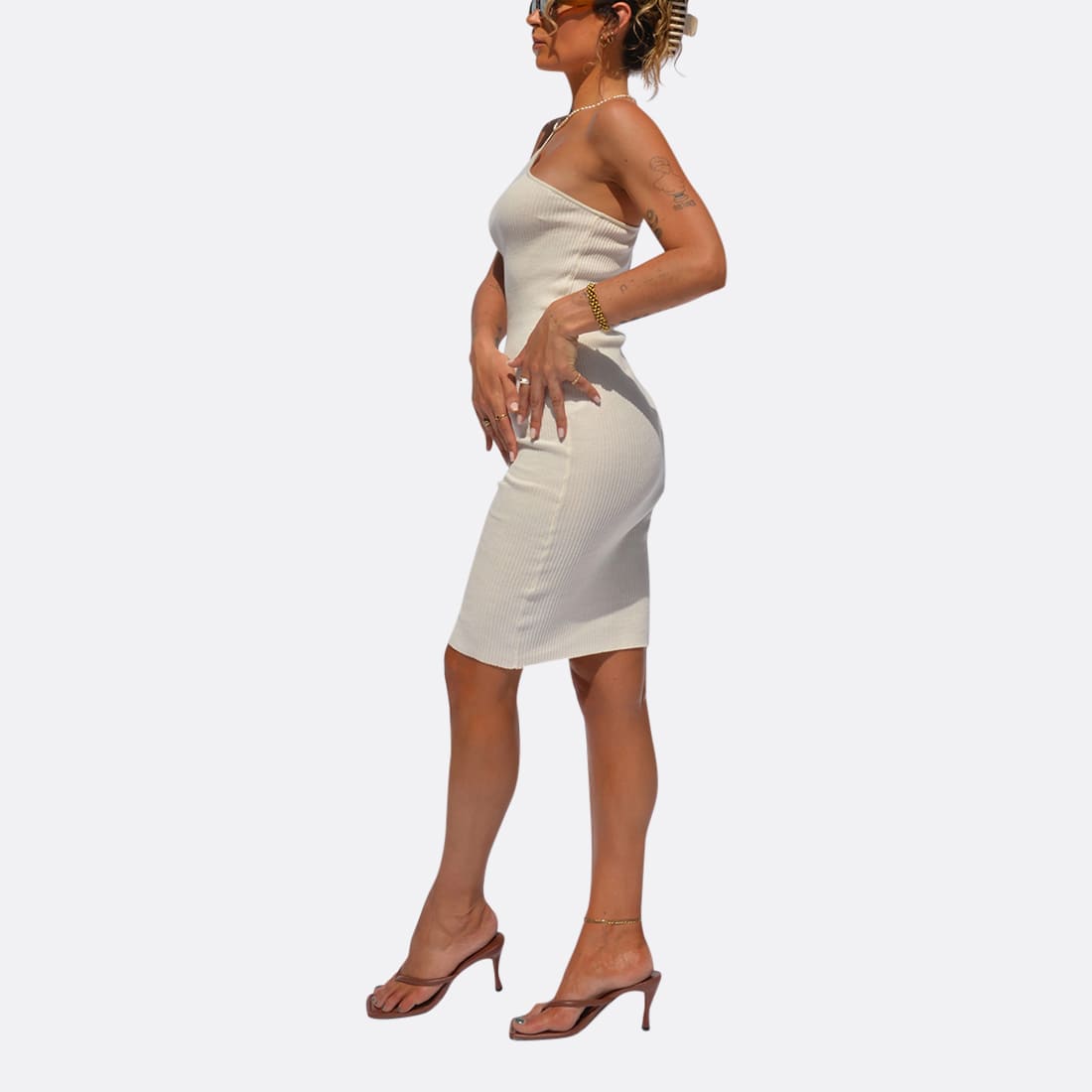 <PRODUCTTITLE> in White by Guaja.