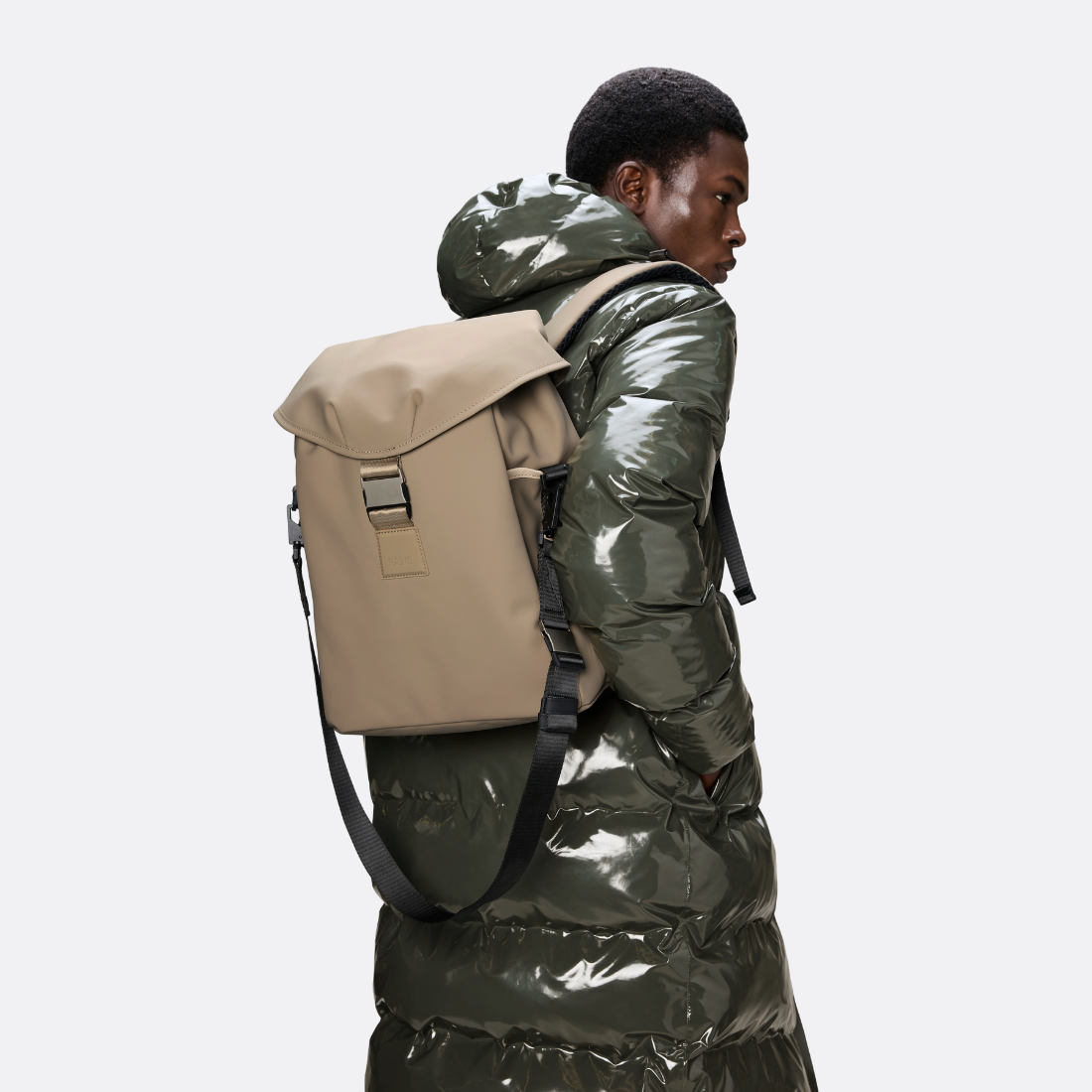 <PRODUCTTITLE> in Beige by Rains.