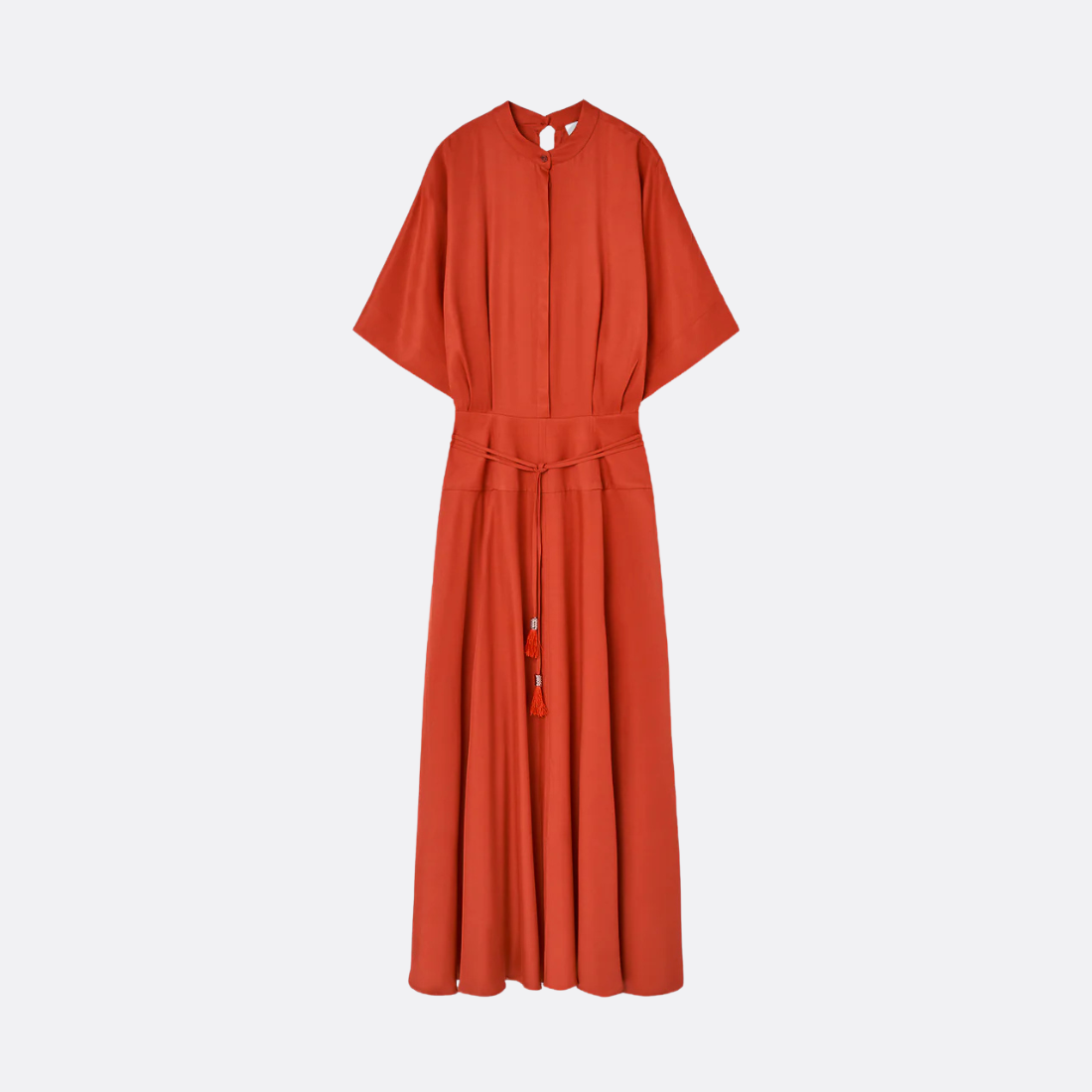 Waist-Panel Flared Dress