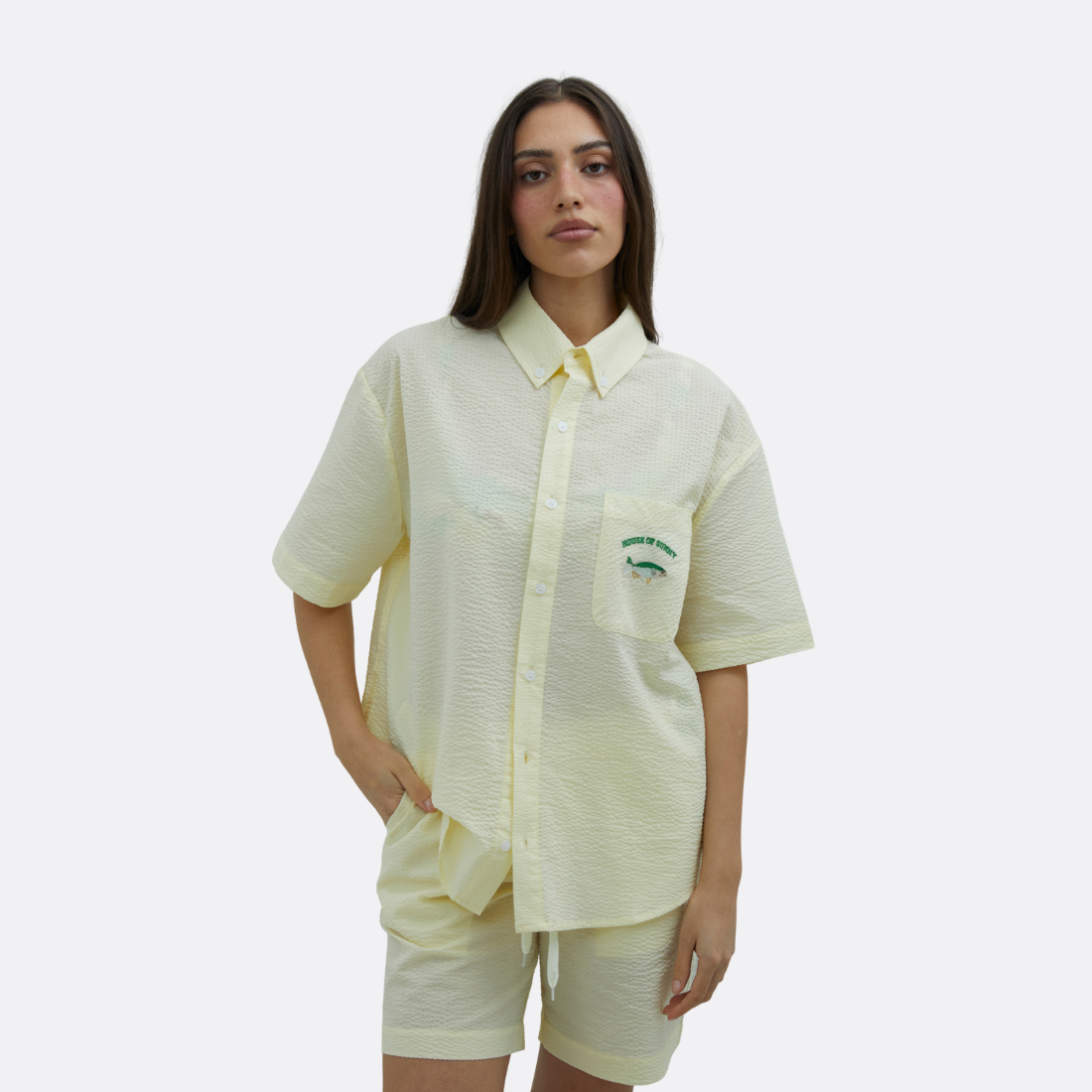<PRODUCTTITLE> in Yellow by House of Sunny.