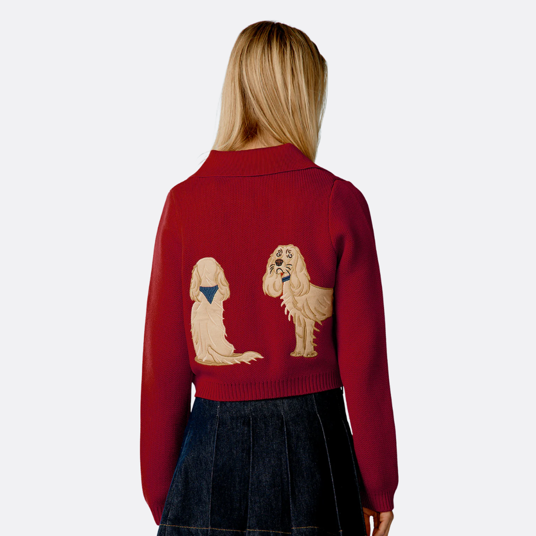 <PRODUCTTITLE> in Red by House of Sunny.