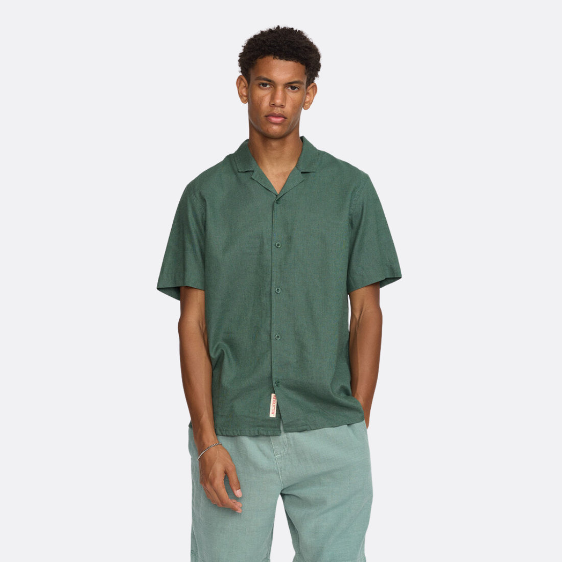 Short-sleeved Cuban Shirt