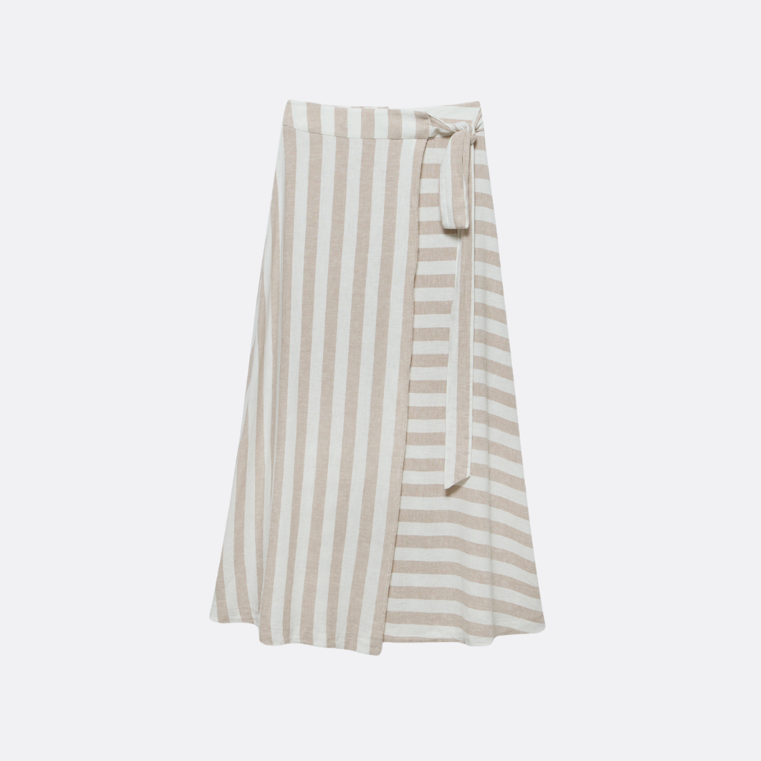 Yarn Dyed Striped Skirt
