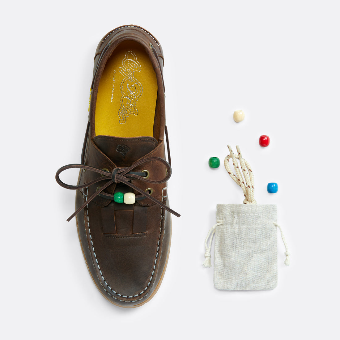 Summer Boat Shoes Brown Intrecciato