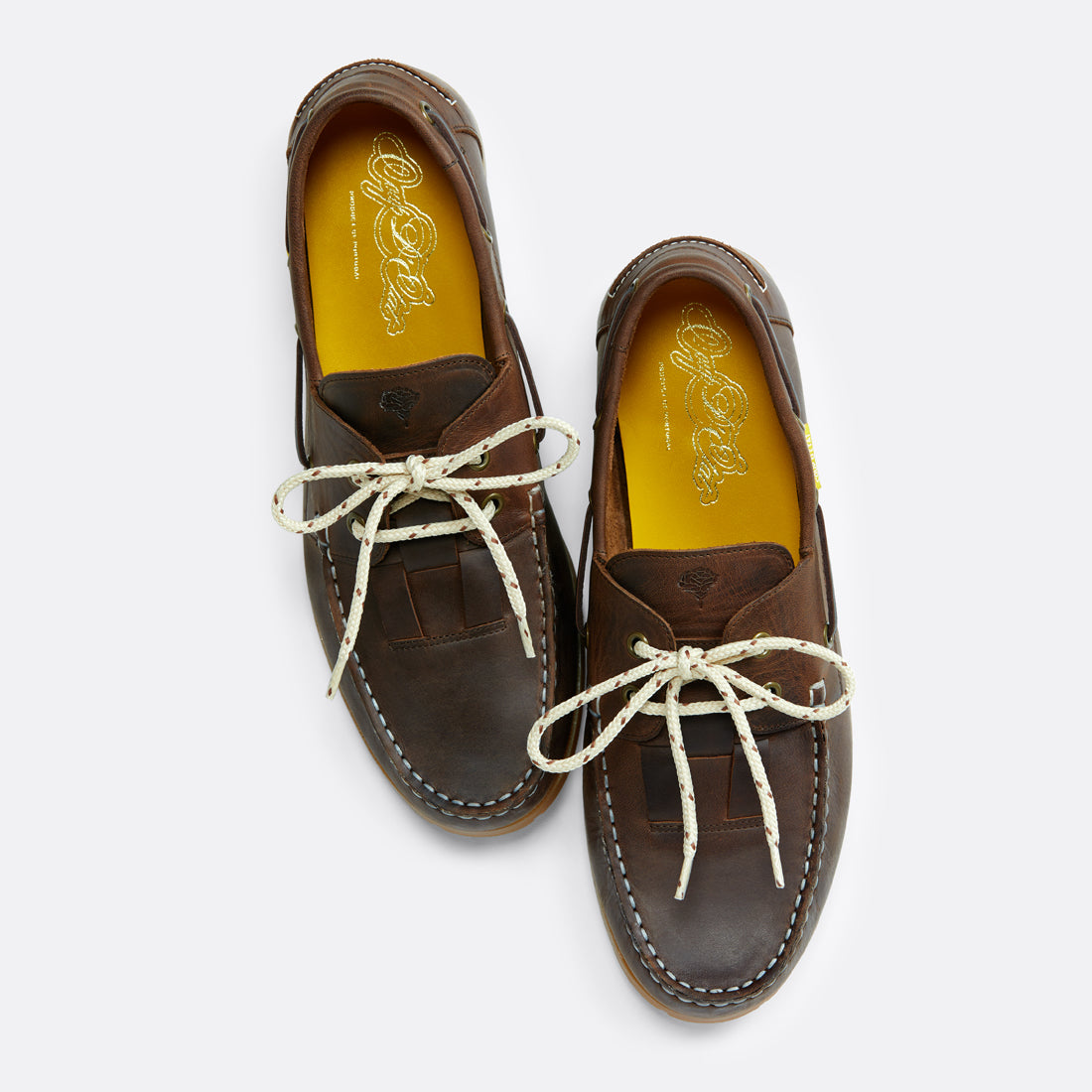 Summer Boat Shoes Brown Intrecciato