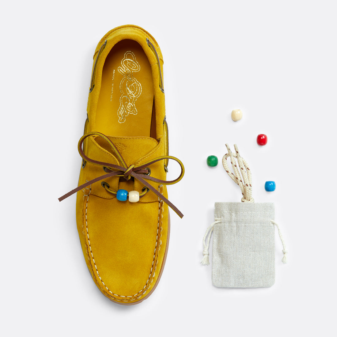 Summer Boat Shoes Mustard