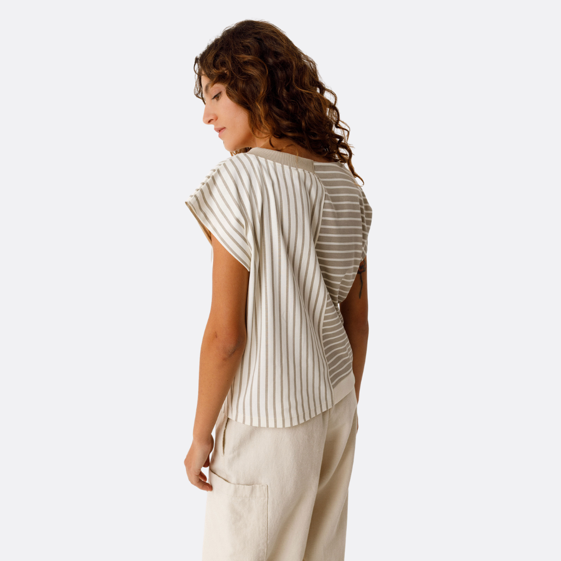 <PRODUCTTITLE> in Beige by SKFK.