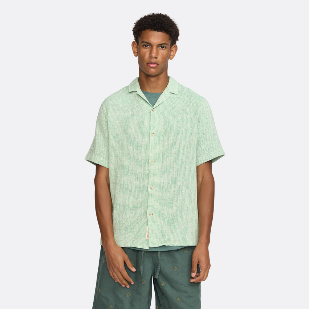 Short-sleeved Cuban Shirt