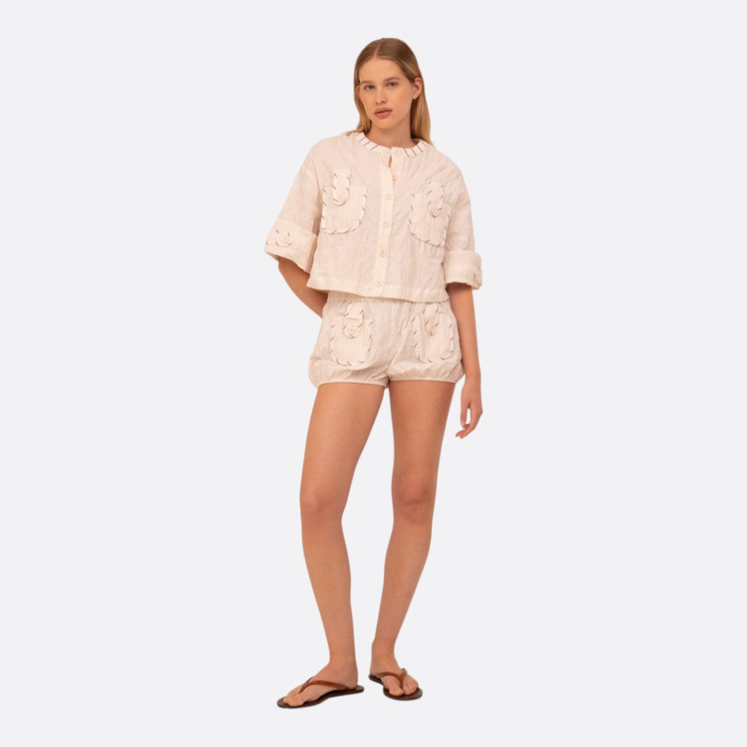 <PRODUCTTITLE> in White by Carmen Says.