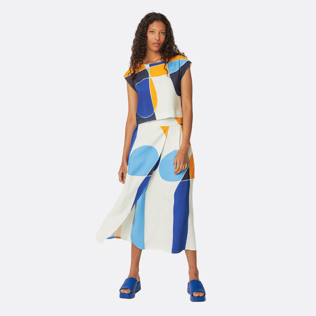 <PRODUCTTITLE> in White by SKFK.