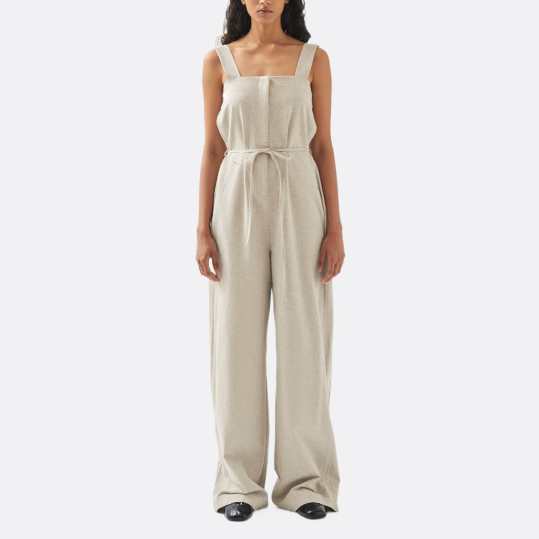 Inguer Cream Jumpsuit