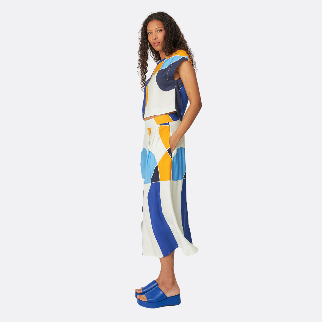 <PRODUCTTITLE> in White by SKFK.