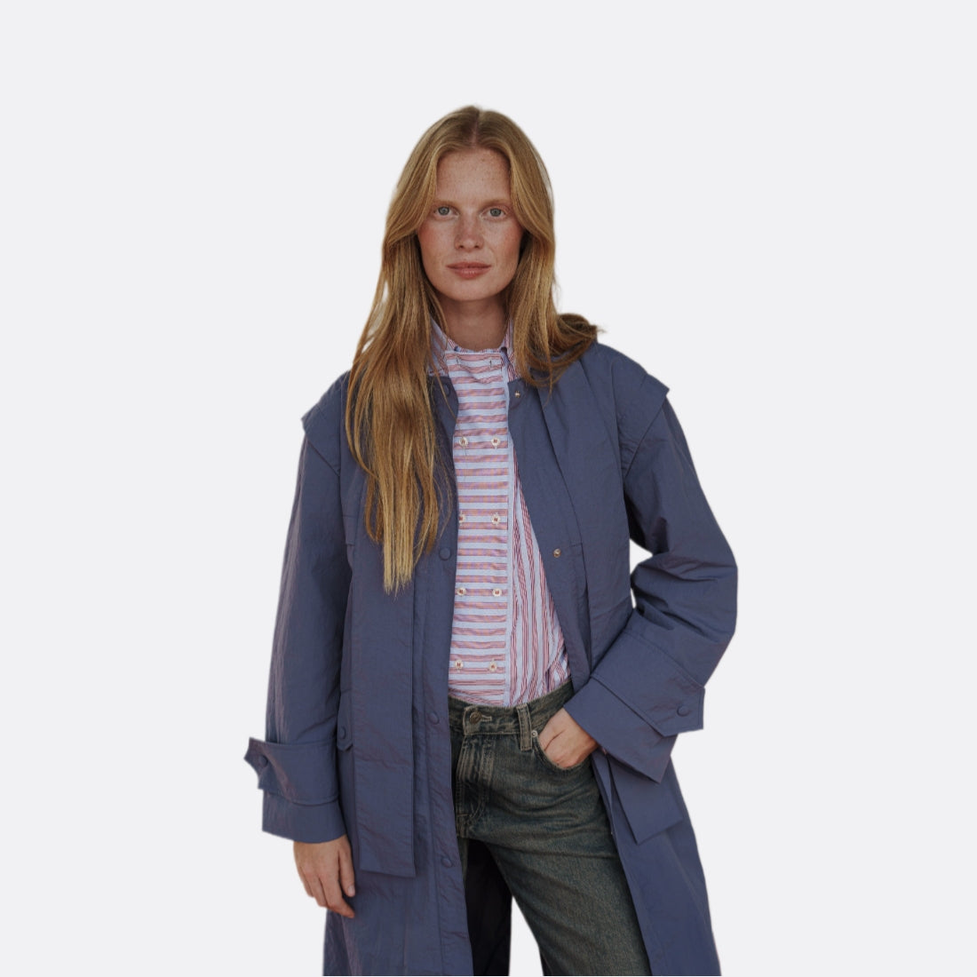 Hoop Trench Coat