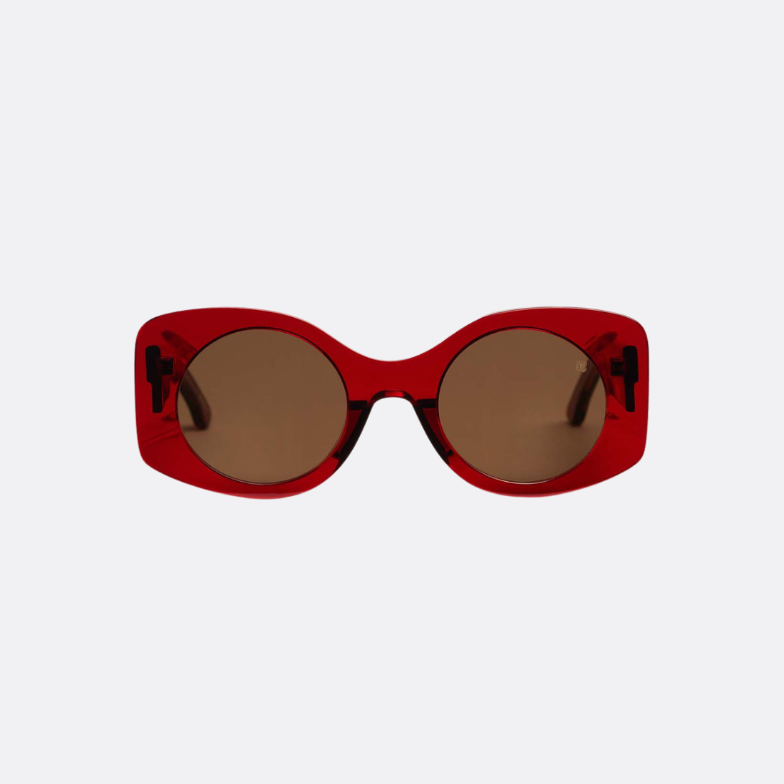 Calou Crystal Red And Clear Sunglasses