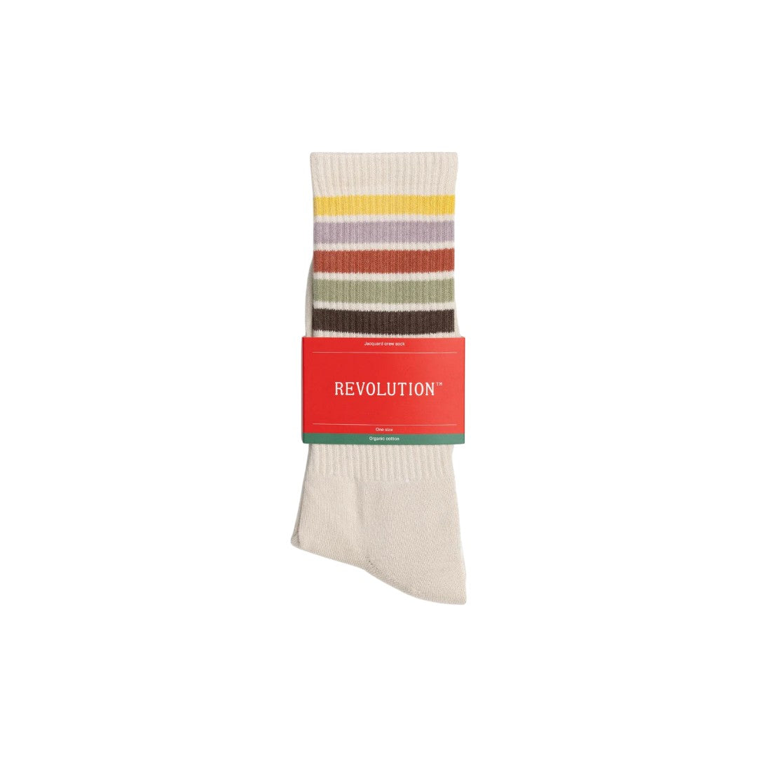 Jaquard Crew Sock