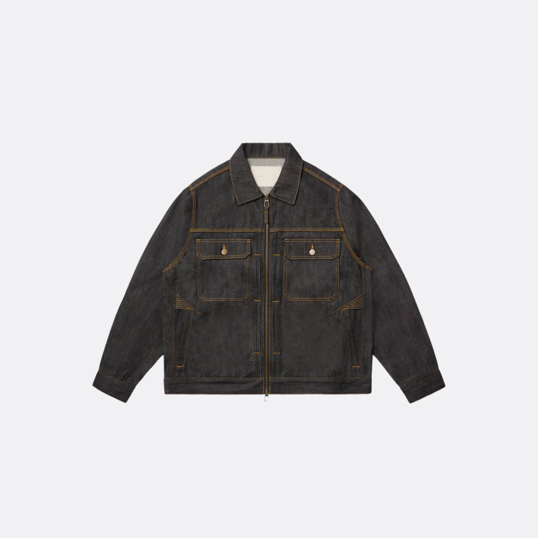 Zipped Denim Jacket