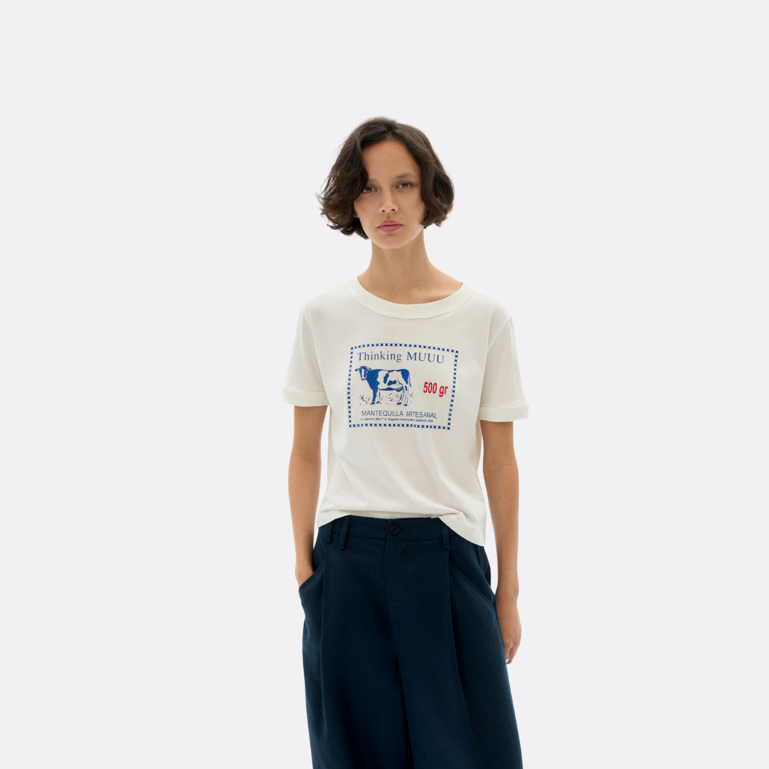 <PRODUCTTITLE> in White by Thinking Mu.
