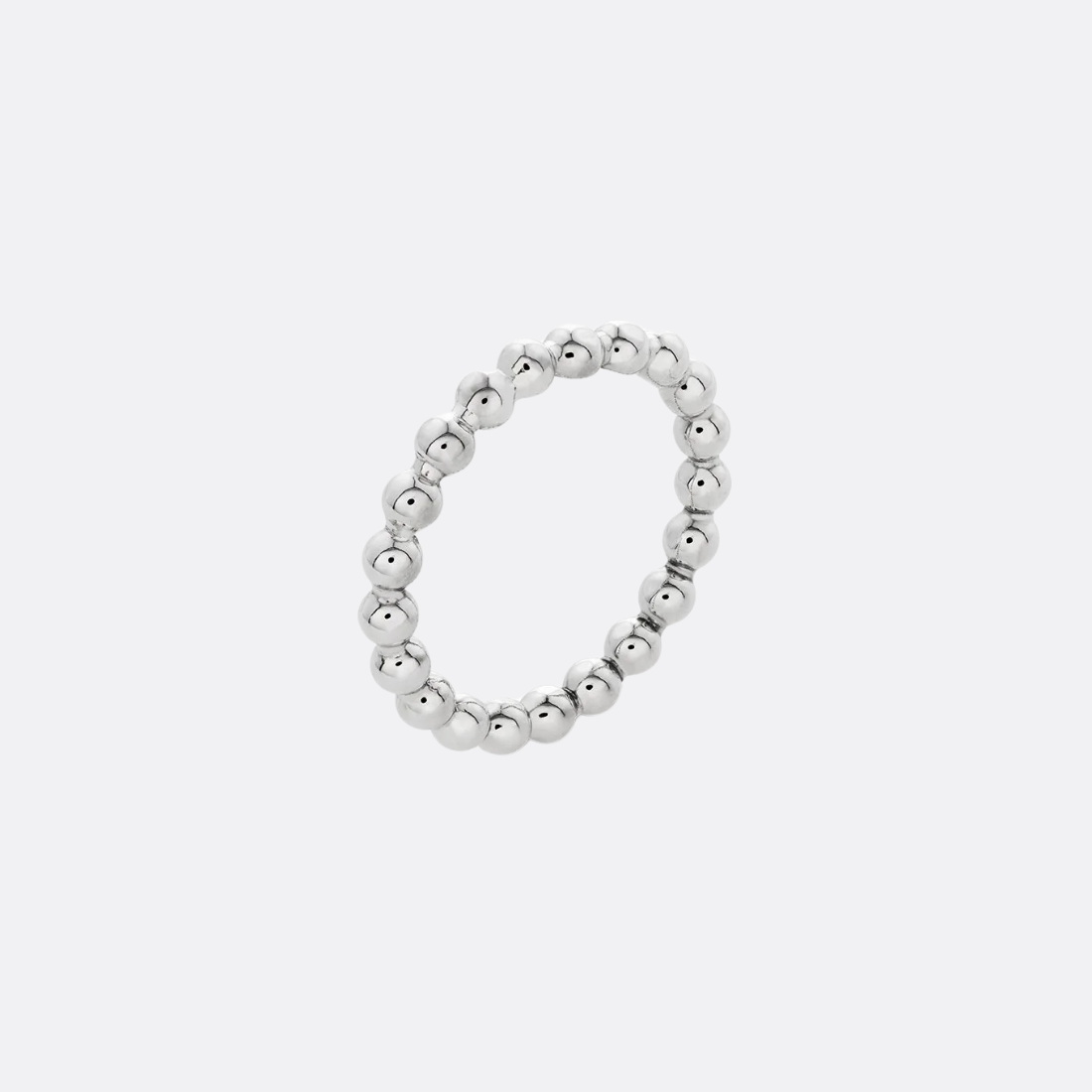 Bold Champagne Ring Silver