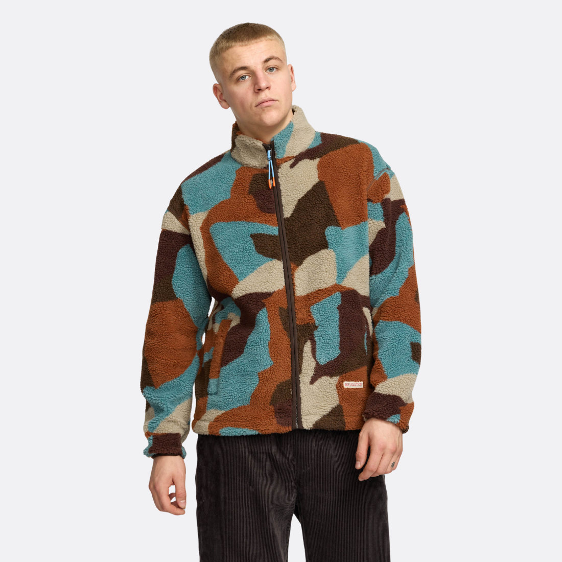 Printed Teddy Jacket