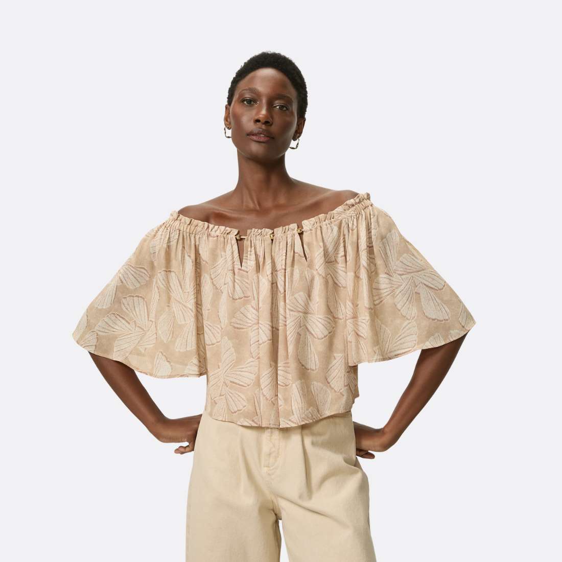 Butterfly Shell Blouse