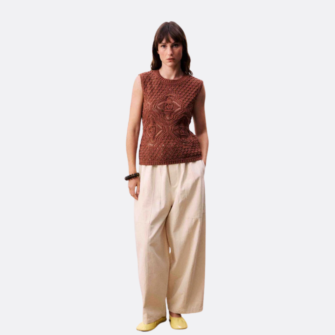 <PRODUCTTITLE> in Brown by FRNCH.