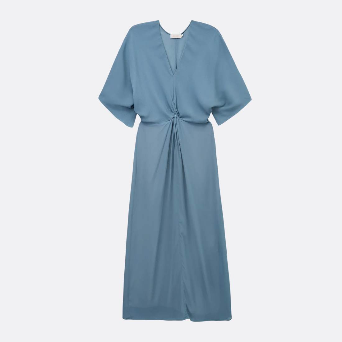 Straight Dress with Kimono Sleeves