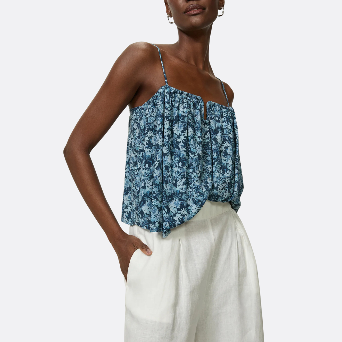 <PRODUCTTITLE> in Blue by Shoulder.
