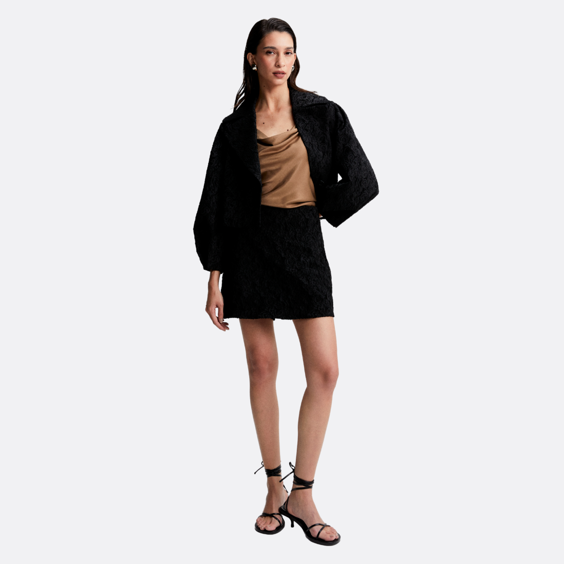 Textured Jacquard Skort