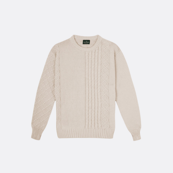 Beige Knitted Sweater