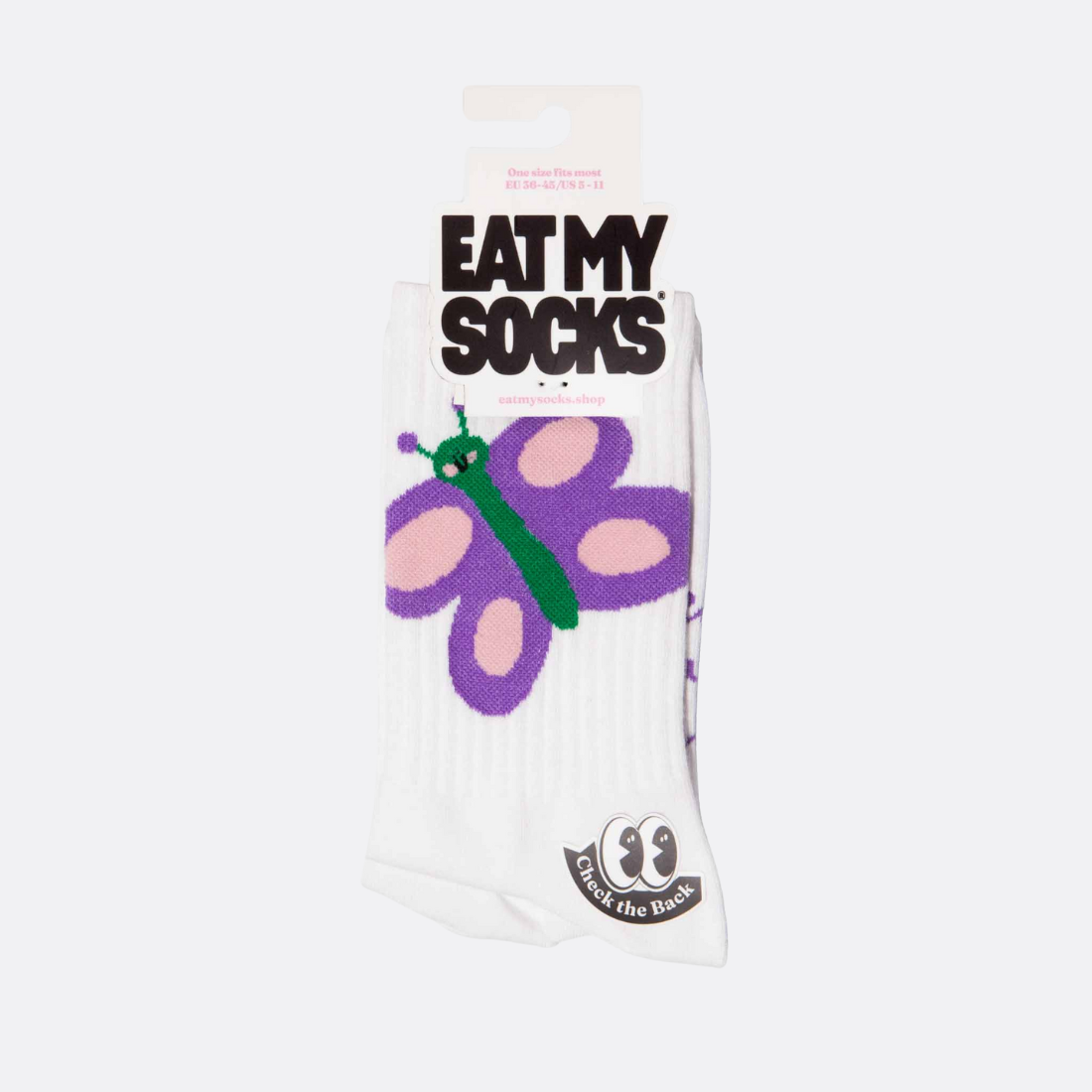 Butterfly Flat Socks