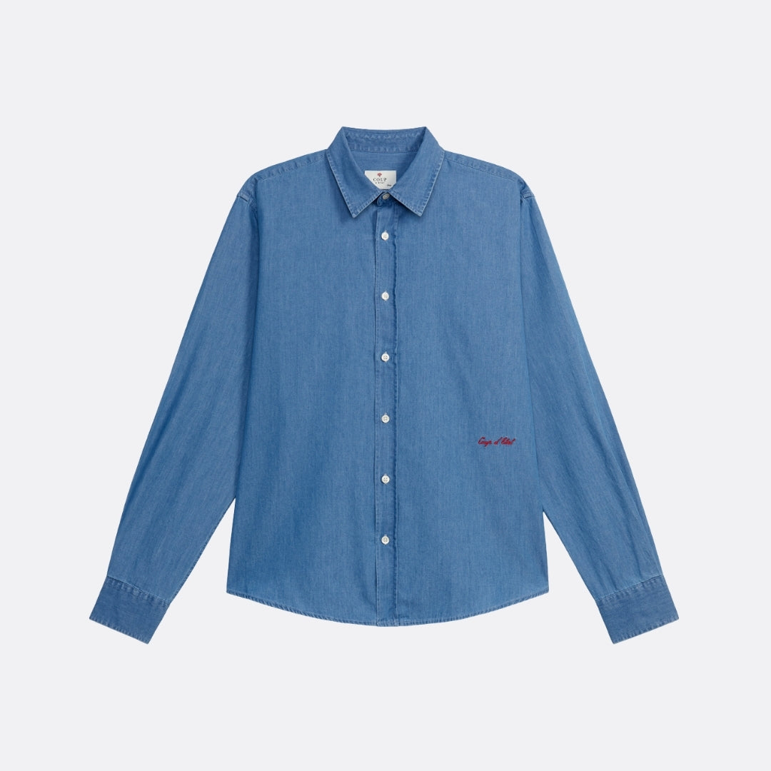 Camisa vaquera de manga larga