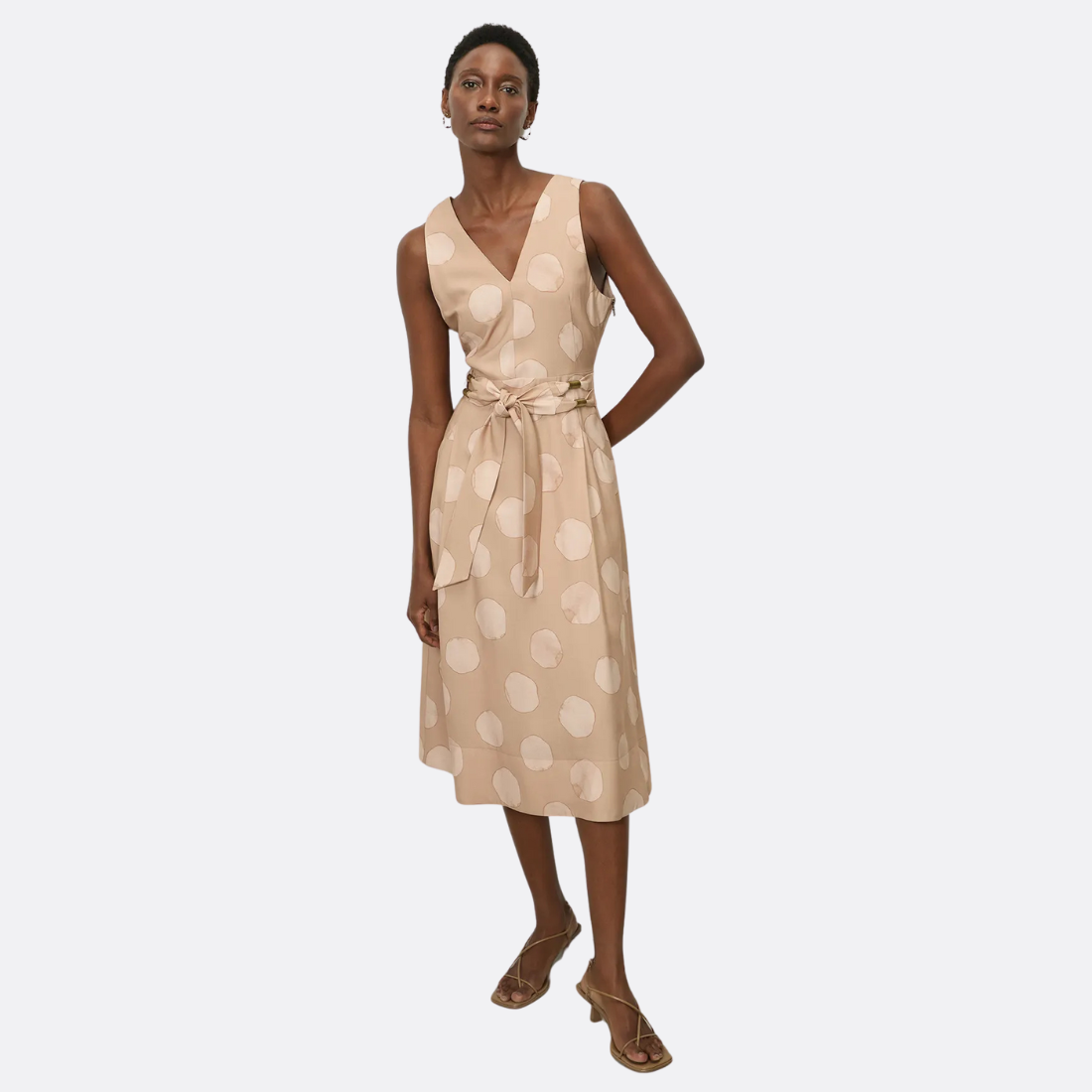 Polka Dot Textured Dress
