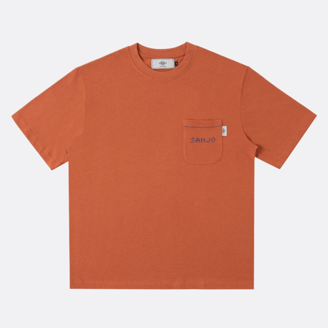Sanjo Old Money Pocket T-shirt // Brick