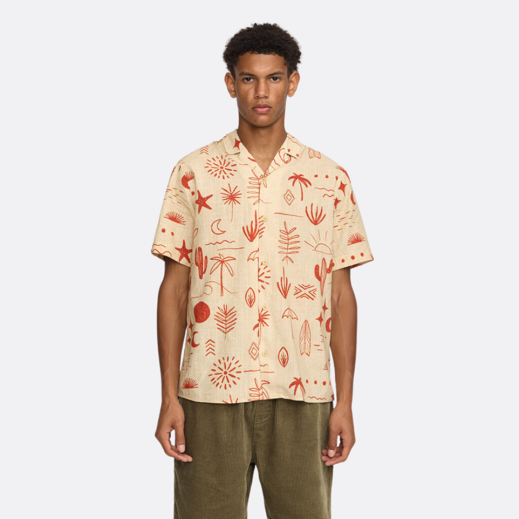 Short-sleeved Cuban Shirt