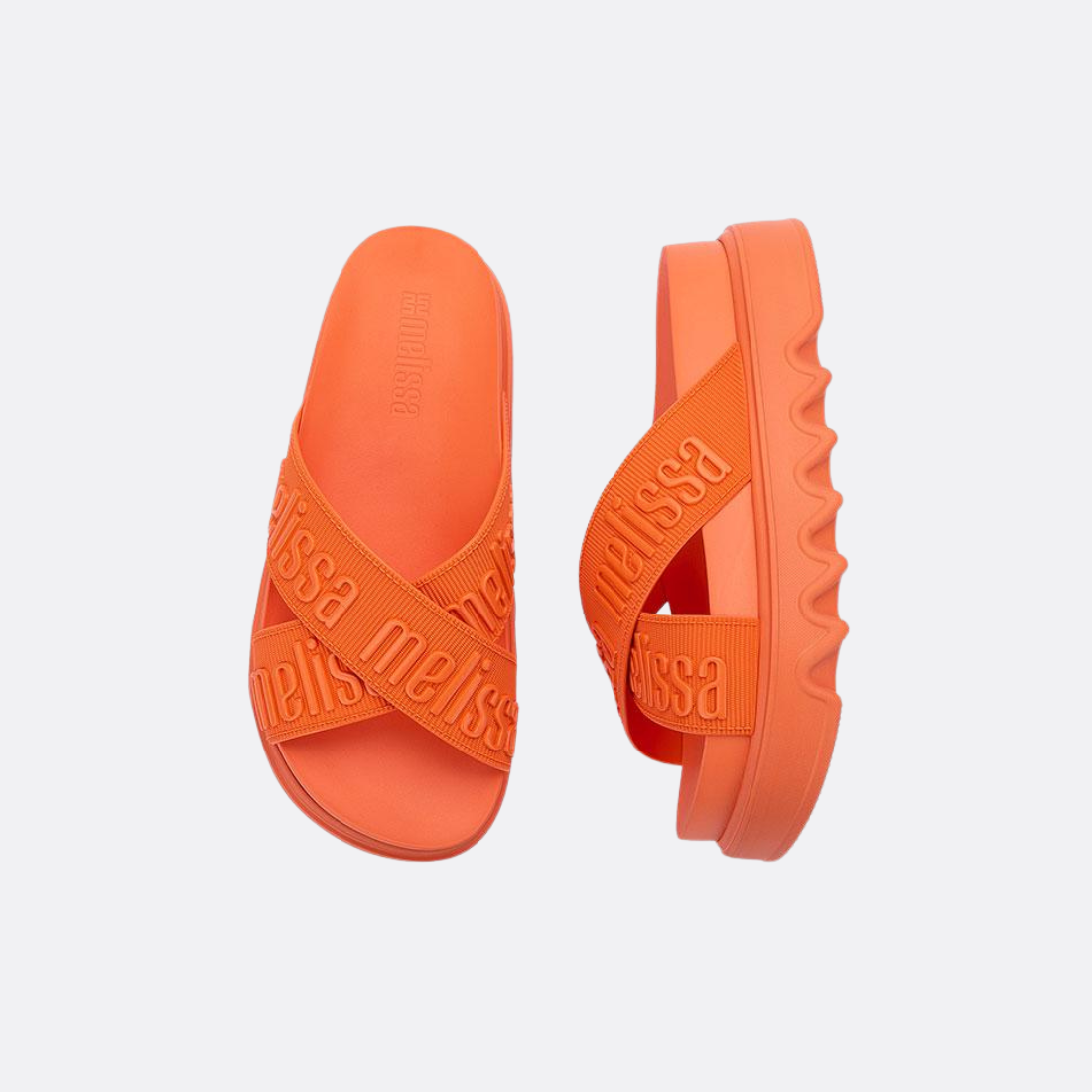 <PRODUCTTITLE> in Orange by Melissa.