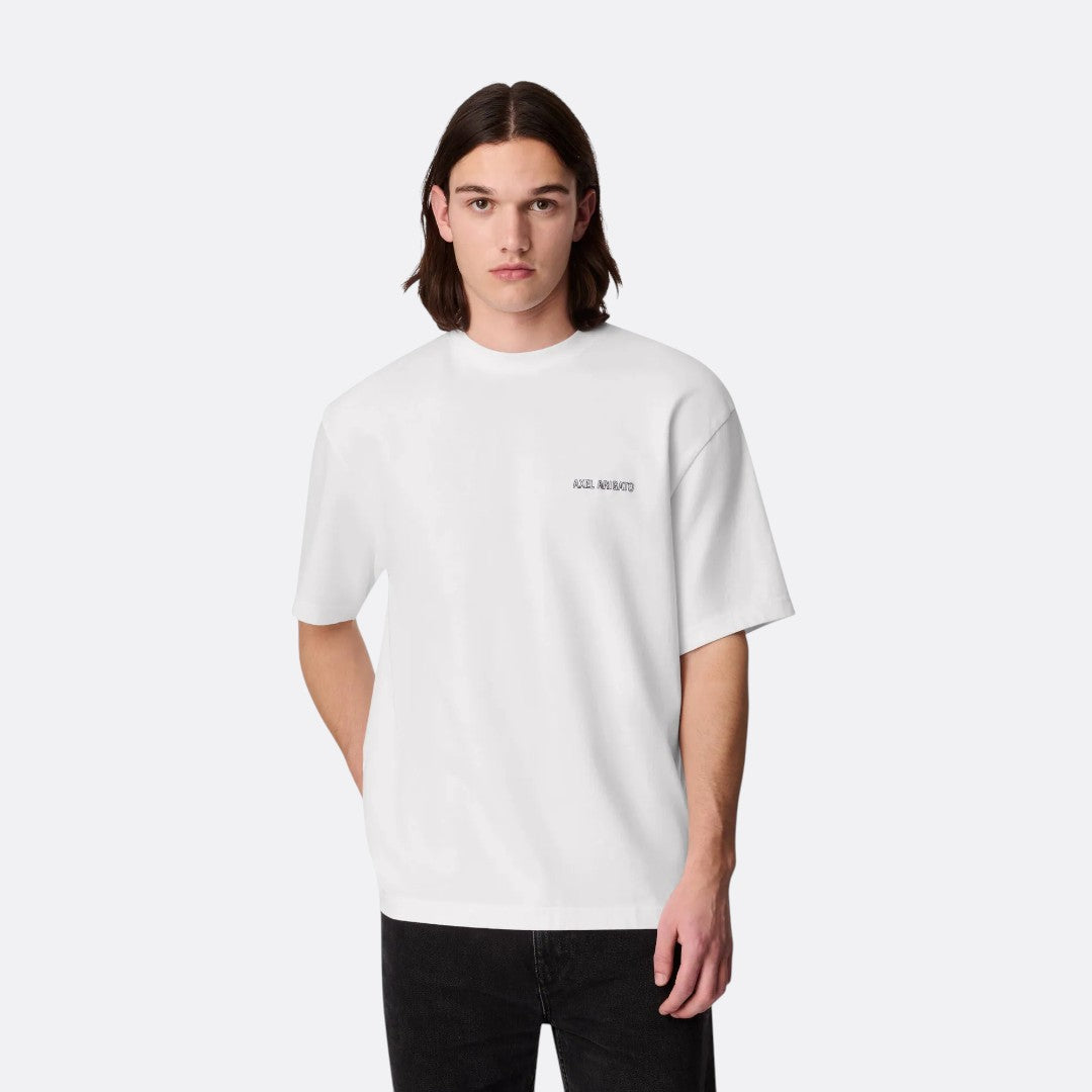 <PRODUCTTITLE> in White by Axel Arigato.