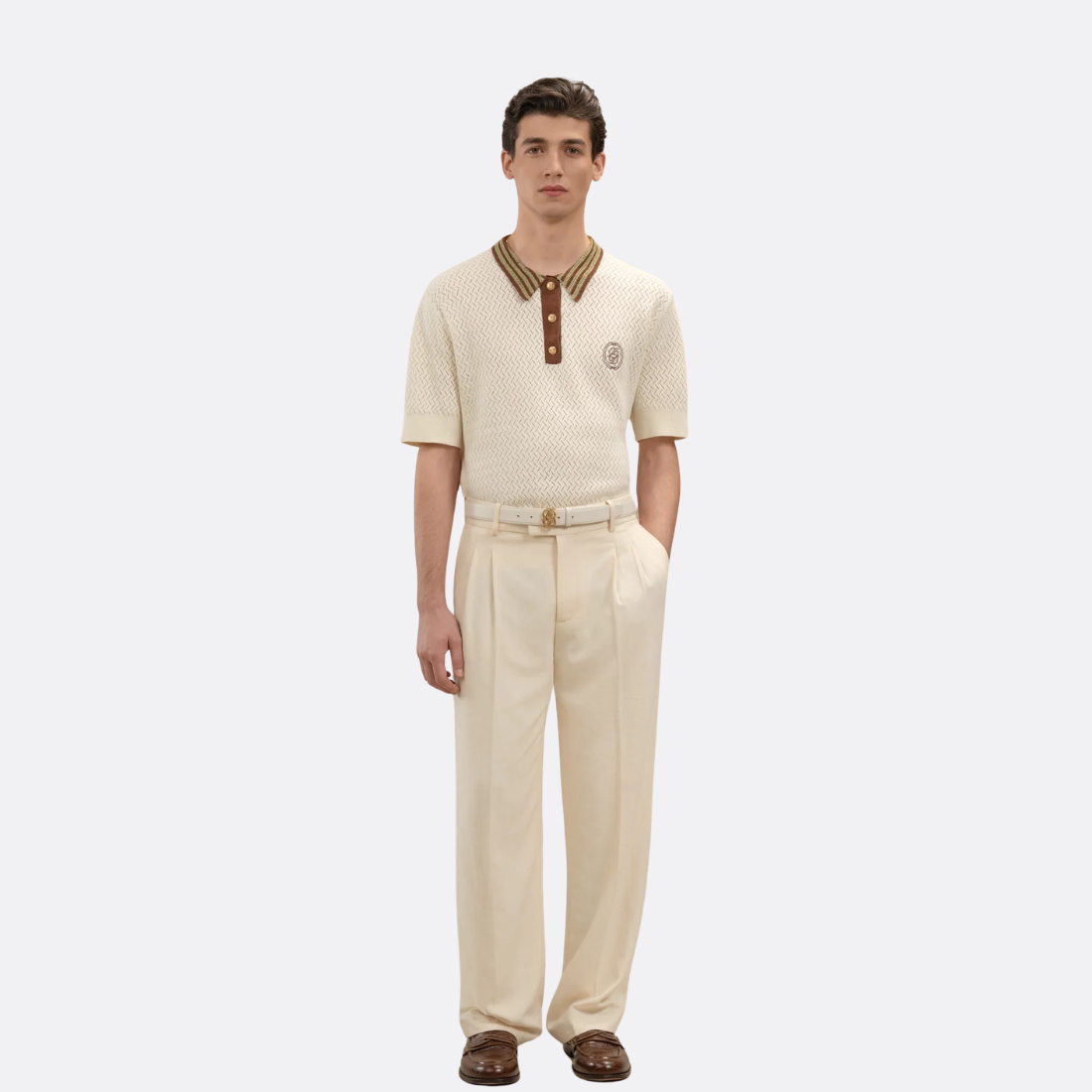 <PRODUCTTITLE> in White by Drolê de Monsieur.