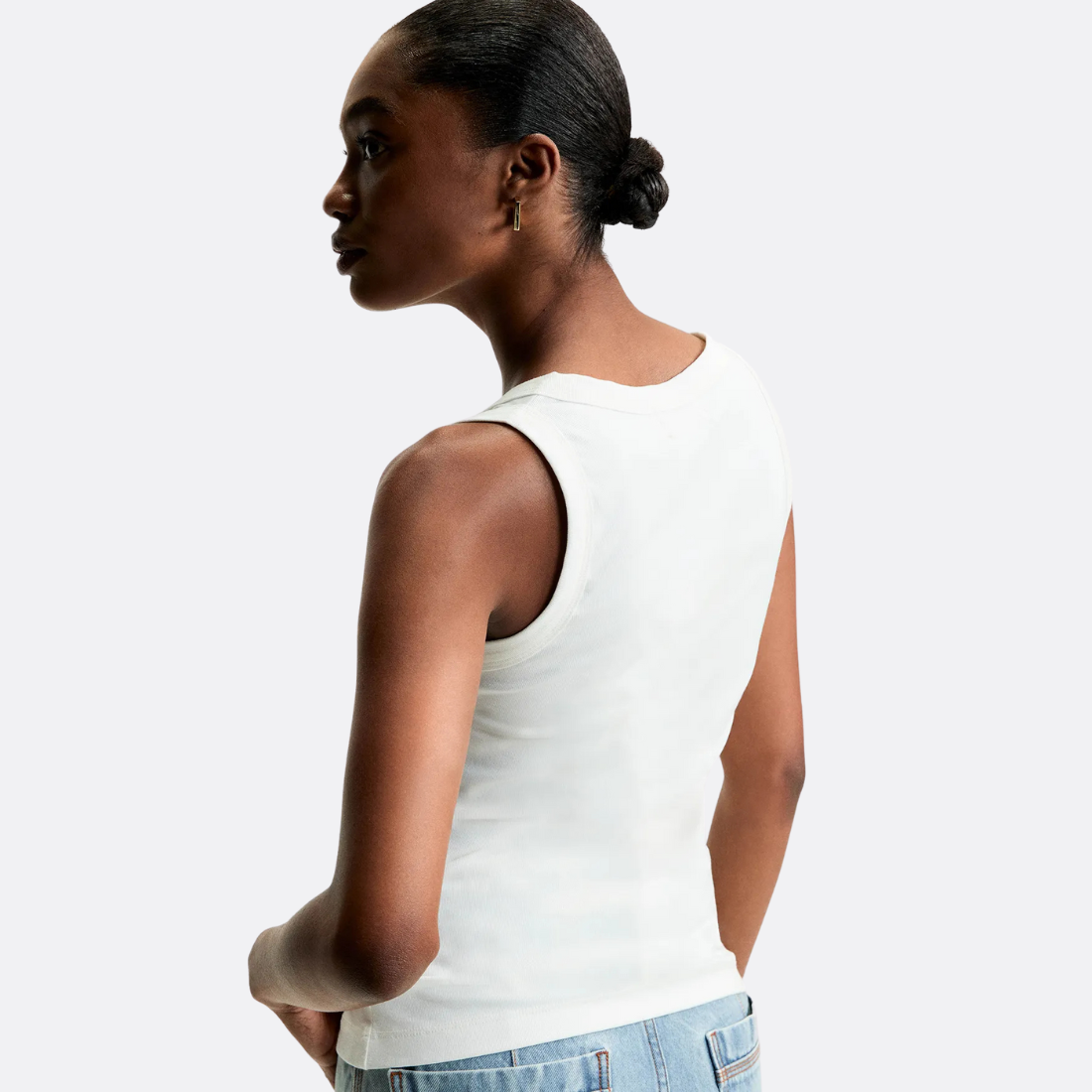 <PRODUCTTITLE> in White by Shoulder.