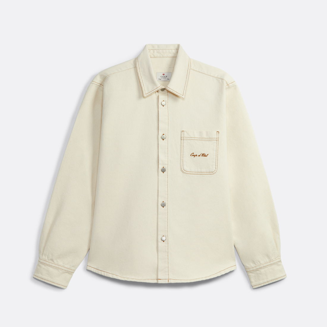 Camisa vaquera cruda