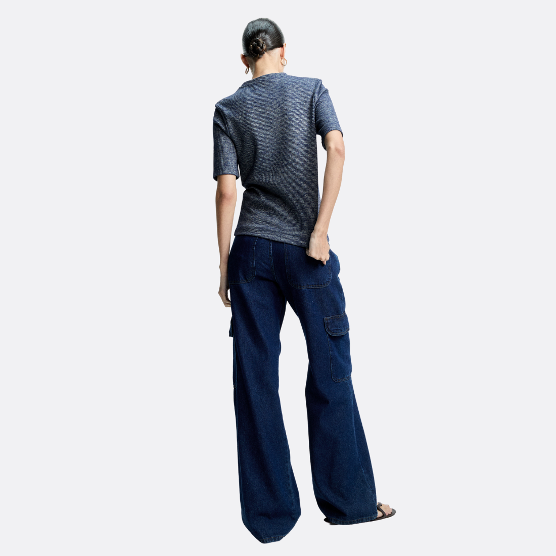 <PRODUCTTITLE> in Blue by Shoulder.