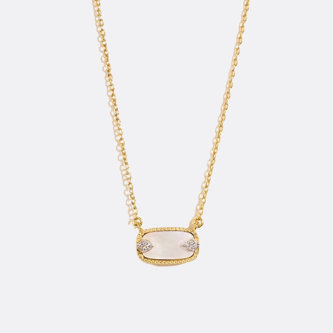 Collier Sangha en Nacre