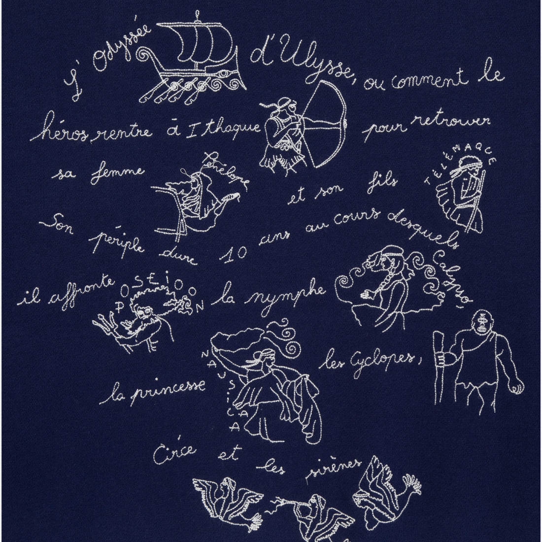 <PRODUCTTITLE> in Blue by Maison Labiche.